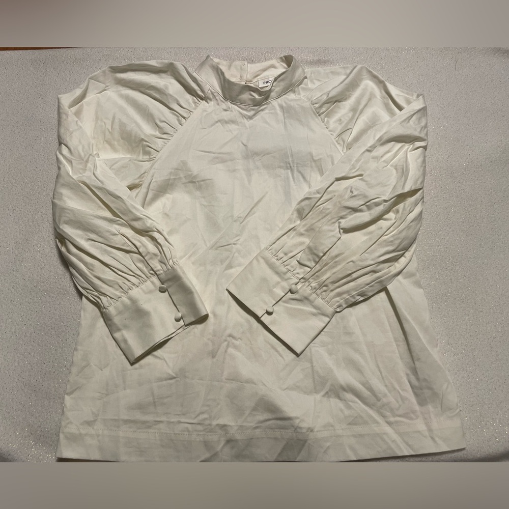 Prologue White Puff Sleeve Blouse